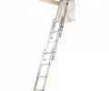 Abru Werner Arrow Aluminium 3 Section Loft Ladder With Handrail 76003